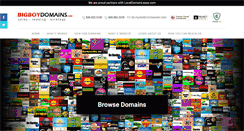 Desktop Screenshot of bigboydomains.com